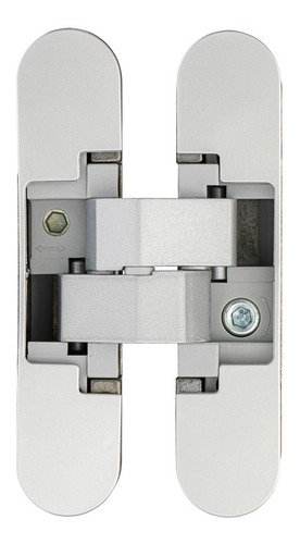 Kit 15 Peças Dobradiça Invisível Oculta 110mm Ajustes 3d