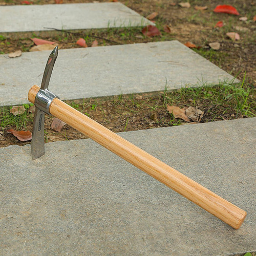 Azadón Ligero Con De Jardín Con Mango De Madera Para