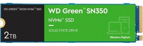 Disco Sólido Western Digital 2tb Wd Green Sn350 M.2 Nvmepcie