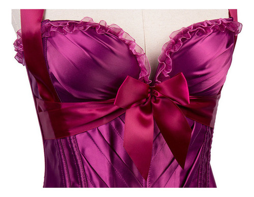 Az. Sexy Pijama Fajas Ajustadas Con Corsé De Corte