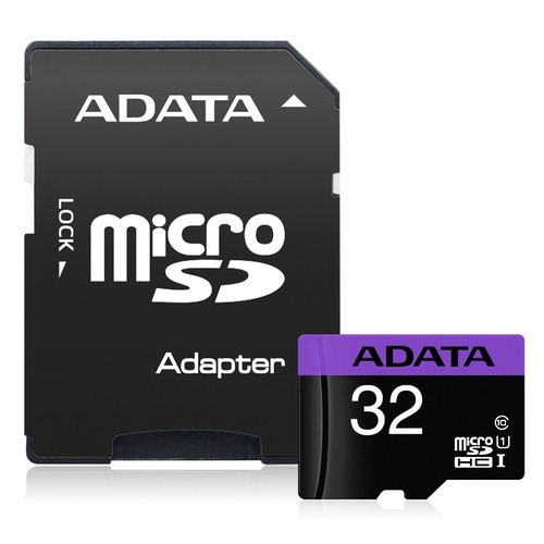 Tarjeta de memoria Adata AUSDH32GUICL10-RA1 Premier con adaptador SD 32GB