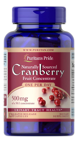 Puritans Pride Cranberry, 500 Mg - Unidad a $159292