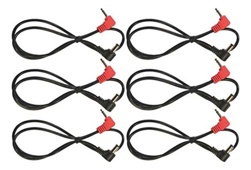 (6) Pack Effects Pedal Power Cables Para Pedaleras Skb Ps-6 