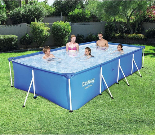 Alberca Piscina Tubular Rectangular 3 X 2 Mts Con Bomba