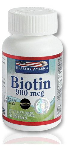 Biotin 900 Mcg Healthy X120
