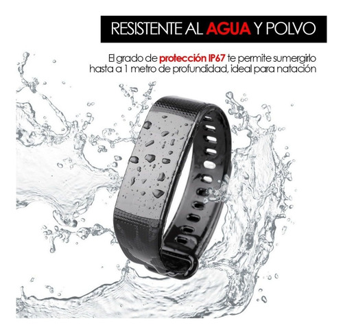 Imagen 5 de 10 de Pulsera Inteligente Ritmo Cardiaco Contra Agua S4 Redlemon