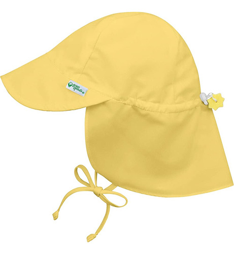 Flap Sun Protection Hat-yellow-9/18mo