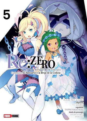 Re Zero: Chapter Four, De Tappei Nagatsuki. Serie Re Zero, Vol. 5. Editorial Panini, Tapa Blanda En Español, 2023