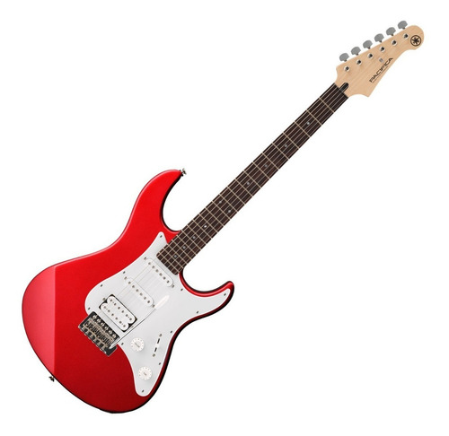 Guitarra eléctrica Yamaha PAC012/100 Series 012 stratocaster de caoba 2023 metallic red brillante con diapasón de palo de rosa