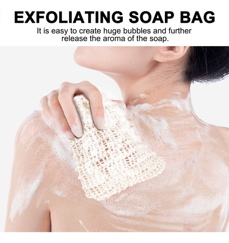 Paquete De 20 Bolsas Exfoliantes De Jabón, Jabón De Malla De