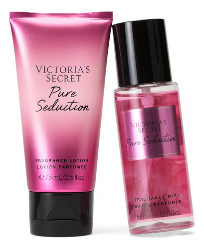 Victoria's Secret Pure Seduction de Mujer Mini Duo Mist Body Lotion Set 75ml
