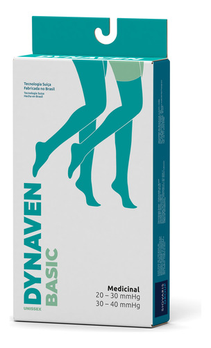 Meia Basic Dynaven Sigvaris Meia Calça Compressão 20-30mmhg