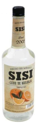 Pack De 6 Licor Sisi Naranja Triple Sec 1 L