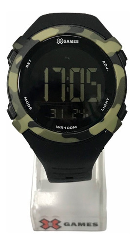 Relógio X-games Xmppd59 Masculino Digital Pulseira Silicone
