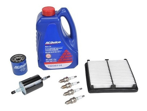 Kit Afinacion 5w30 Matiz 2004 Al 2015 Original Acdelco