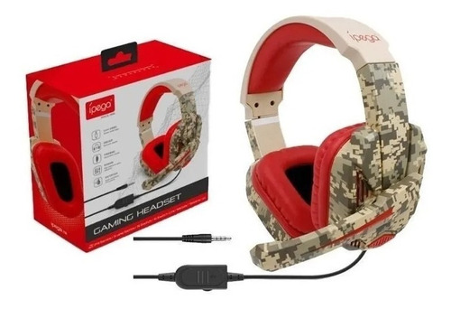 Diadema Gamer Ípega Pg-r005 Pc Y Consolas De Videojuegos