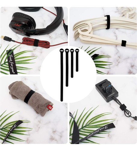 150pcs Bridas Reutilizables - 4+6+8+10inch Bridas Multius...