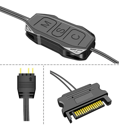 Argb Control Aura Sync 5+v Universal Para Cualquier Pc Gamer