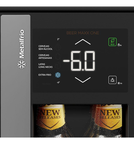 Cervejeira One Inverter 98l Preto Vn12tpp 220v Metalfrio