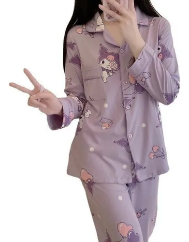 Pijama Kuromi Niña Pijama Manga Larga