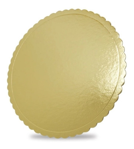 10 X Cake Board / Base Laminada Bolo / Ouro Ou Prata / 32cm