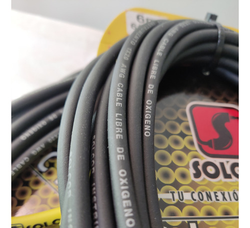 Cable Para Instrumento Marca Solcor 6m Plug A Plug Chapado