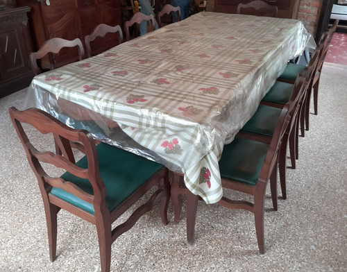 Juego De Comedor - Caoba - 10 Puestos - Mueble - Vintage (Usado)