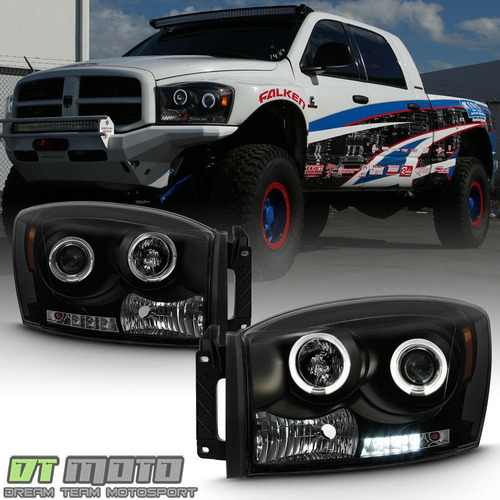 Imagen 1 de 8 de Faros Delanteros Para Dodge Ram 06-08 Bajo Pedido
