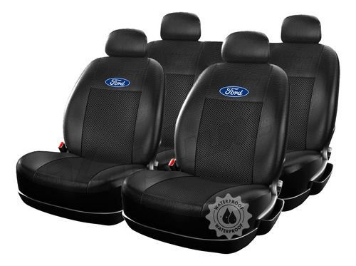 Funda Cubre Asiento Cuero Ford Ecosport Kinetic Tras. 60/40