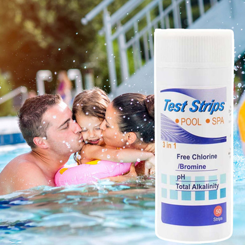 Kit De Tiras Reactivas U 3 En 1 Para Piscinas Y Spas, 50 Acc