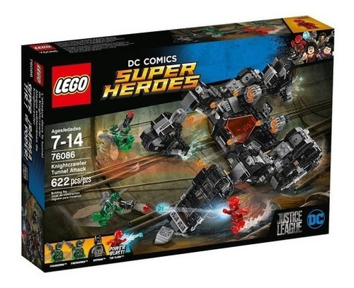 Lego Súper Héroes 76086 Knightcrawler Usado Tunnel Attack