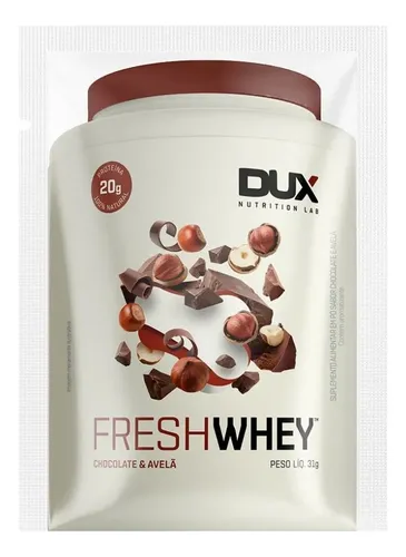 Fresh Vegan Sachê (26g) Dux Nutrition Whey Sabor Cacau Cacau