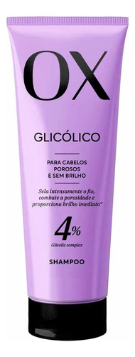 Shampoo E Condicionador Ox Glicólico Para Cabelos Sem Brilho