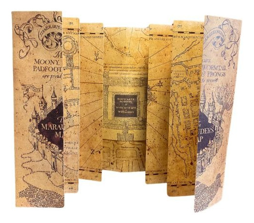 Mapa Del Merodeador Harry Potter Mapa Hogwarts Magia Mapa
