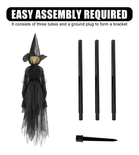 4 Piezas De Halloween Tomados De La Mano Bruja Luces Led2023