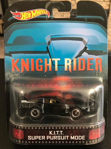 Hot Wheels Retro K.i.t.t. Knight Rider Super Pursuit Mode