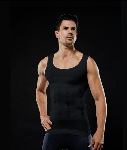 Camiseta Faja Playera Reductora Moldeadora Hombre Compresion