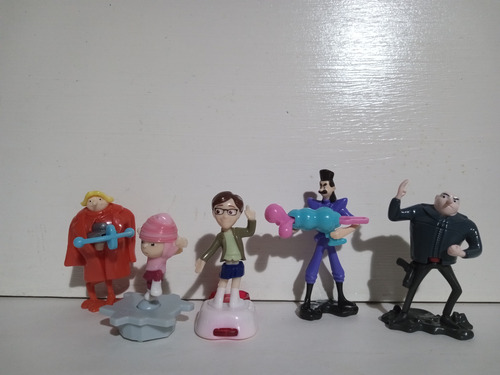 Muñecos Kinder Mi Villano Favorito Lote Por 9 Personajes (Usado)