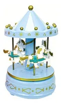 Comprar Cajita Musical Carrusel Calesita Celeste Rosa Caja Musical