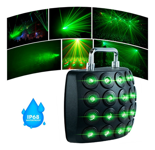 Efecto Láser 100 Verde 24 Salidas Smr Pro Gama Recargable Dj