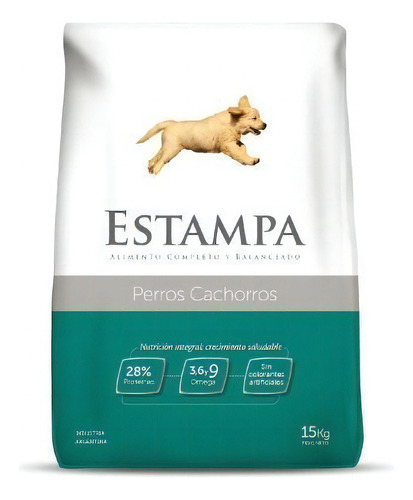 Alimento Estampa Premium para perro cachorro en bolsa de 15 kg