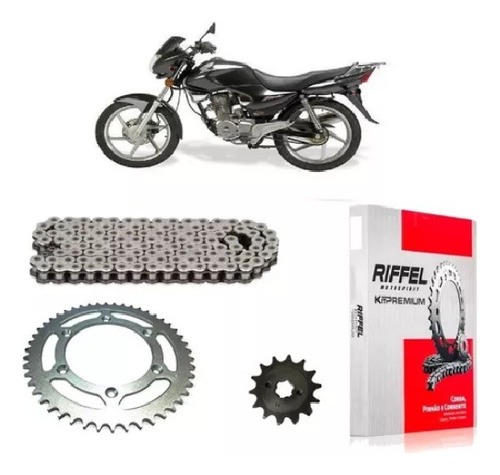 Kit Transmision Honda Storm 125 Riffel En Moto 46