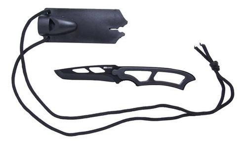 Faca De Pescoço Boot Ntk - Apito Sobrevivência - Neck Knife 