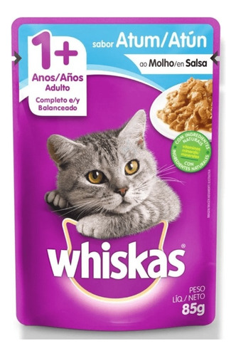 Sachet Whiskas Atún 20 Unid. Snack Para Gatos.