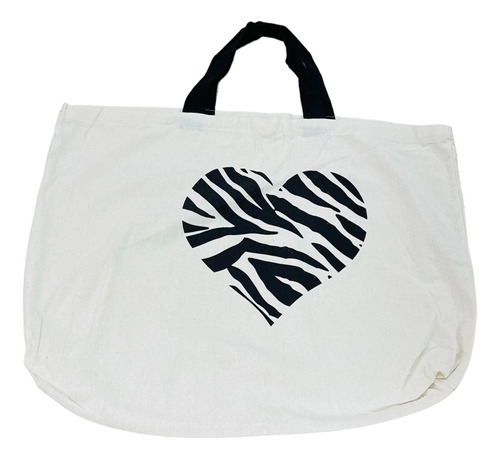 Bolsa Ecológica / Ecobag / Corazón Animal Print