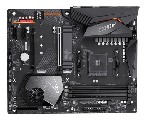 Mother Gigabyte X570 Aorus Elite Socket Am4 Color Negro
