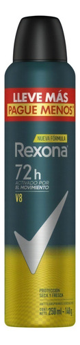 Rexona Aerosol Dos Variedades X 250ml Fragancia V8