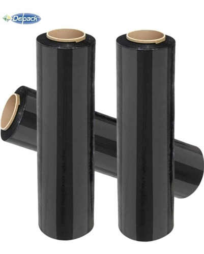 Strech Film 4kg Envoplast Negro 450 Metros