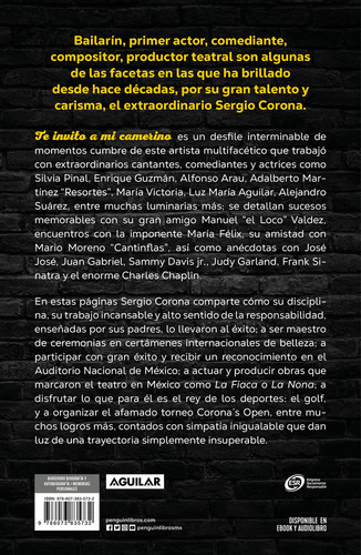 Te Invito A Mi Camerino, De Corona, Sergio. Editorial Aguilar, Tapa Blanda En Español, 2023