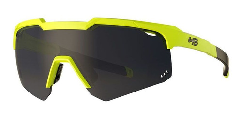 Oculos Para Ciclismo Hb Shield Road Amarelo Lente Cinza